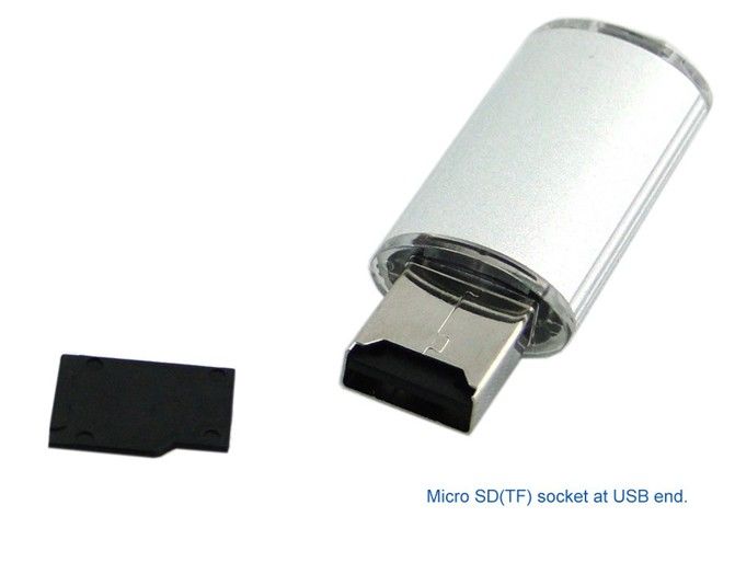 외부 휴대전화 USB 섬광 드라이브, 32GB 마이크로 SD 카드 판독기