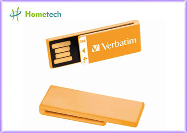 주황색 최고 소형 USB 기억 플라스틱 실크 - 스크린/충분히 학교 선물을 위한 로고 인쇄