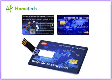 선전용 신용 카드 USB 기억 장치 매우 얇은 신용 카드 형성된 주문을 받아서 만들어진 로고