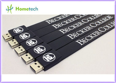 착색된 고무 소맷동 USB 섬광 드라이브, 팔찌 섬광 드라이브 USB 2.0