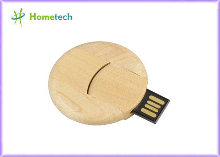 원형 진짜 수용량 나무로 되는 USB 섬광 드라이브, 마이크로 나무로 되는 엄지 드라이브