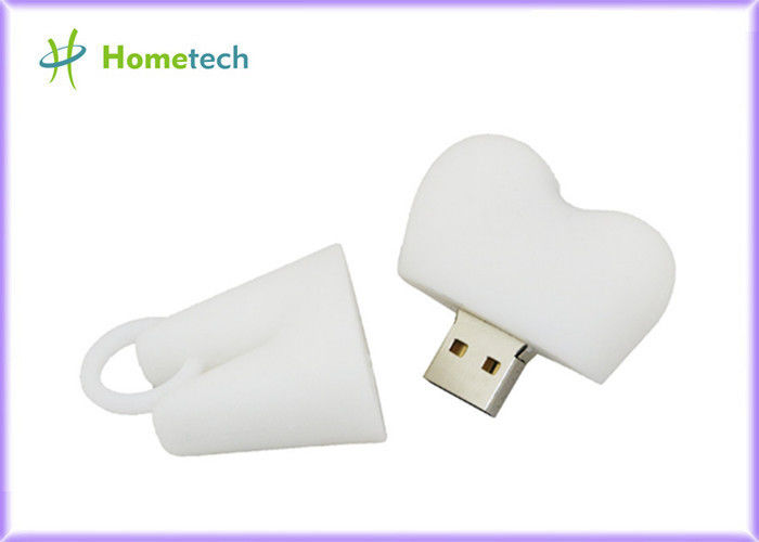PVC 이 1GB~128GB 수용량을 가진 모양에 의하여 주문을 받아서 만들어지는 USB 섬광 드라이브, 백색 색깔