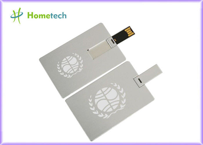 방수 최고 호리호리한 신용 카드 USB 기억 장치, 금속 USB 섬광 드라이브