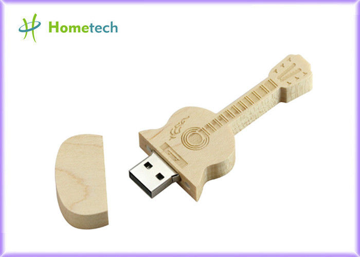 Usb는 나무로 되는 기타 상자 USB 섬광 2.0 기억 지팡이 펜 32gb/64gb를 찌릅니다