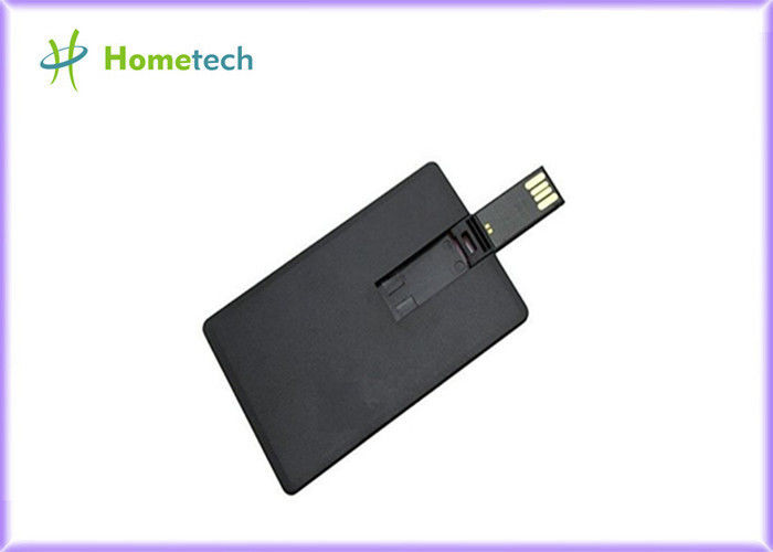 까만 플라스틱 신용 카드/카드 주문 로고 비즈니스 설계 Usb 섬광 드라이브 지팡이 4GB 8GB 16GB 32GB