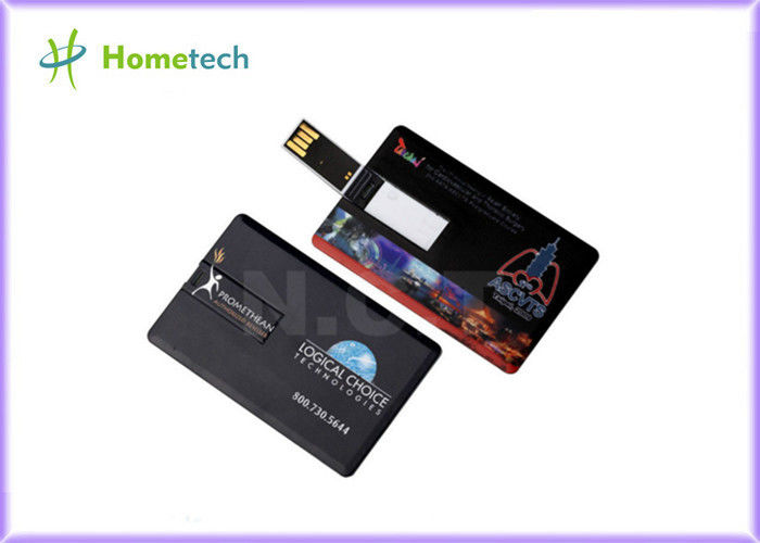 선전용 신용 카드 USB 기억 장치 매우 얇은 신용 카드 형성된 주문을 받아서 만들어진 로고