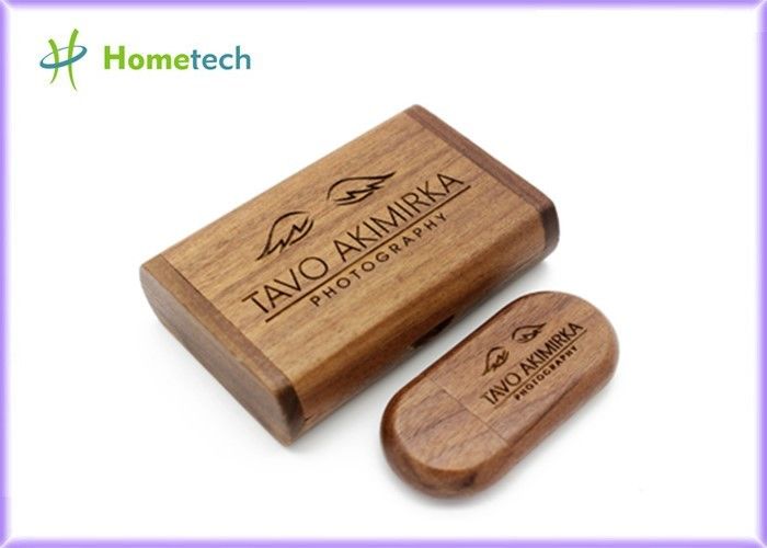 사진술 선물 나무로 되는 USB 섬광 드라이브, 주문 로고 대나무 USB 기억 드라이브