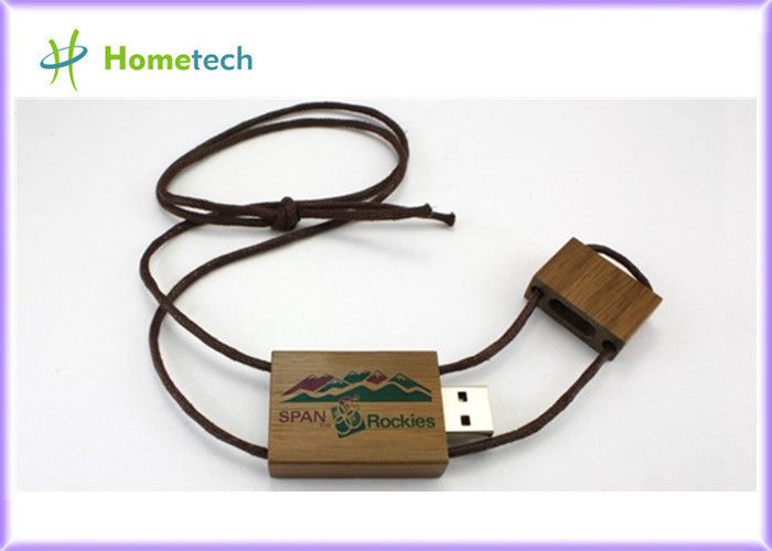 승진 당신의 자신의 로고를 가진 녹색 Hotsale 목제 USB 섬광 드라이브