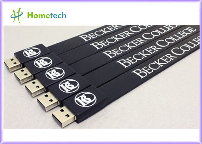 착색된 고무 소맷동 USB 섬광 드라이브, 팔찌 섬광 드라이브 USB 2.0