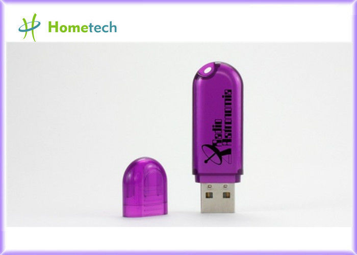 타원형 선전용 선물 플라스틱 USB 섬광 드라이브 512MB