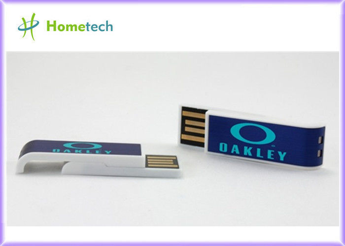 플라스틱 USB 섬광 드라이브는 로고 실크 - 스크린을 가진 USB 지팡이를 형성합니다