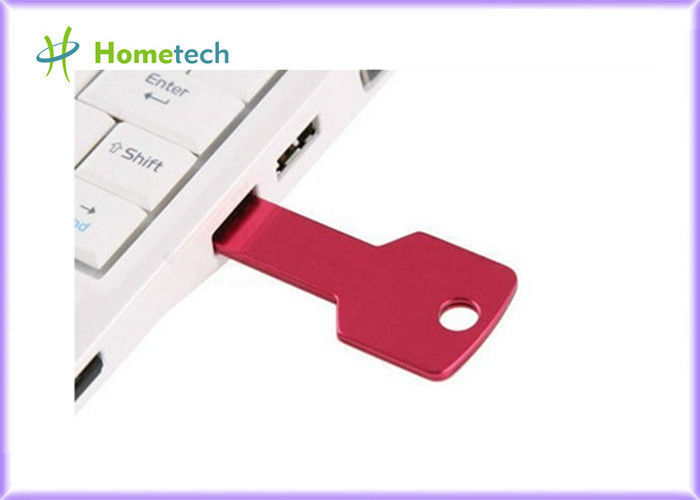 금속 승진 선물을 위한 중요한 모양 USB 알루미늄 USB 섬광 드라이브 기억 고속