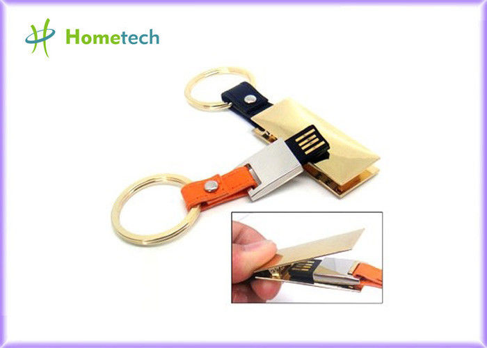 열쇠 고리 8GB USB 2.0 까만 가죽 USB 플래시 디스크 기억 지팡이