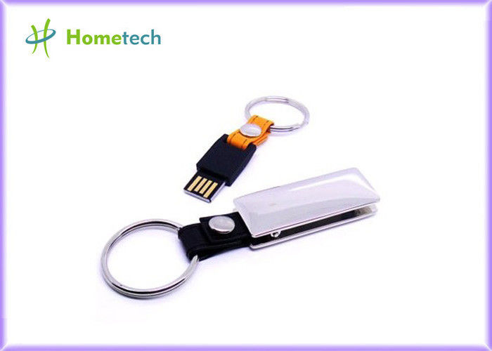 짜개진 조각 4GB Keychain 가죽 USB 플래시 디스크 기억 지팡이 펜 엄지 드라이브
