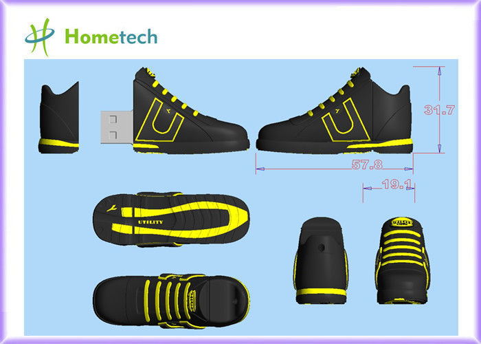 2020의 새로운 usb 제품 스포츠 신발 OEM 돋을새김 로고 usb를 가진 주문 4GB 운동화 모양 usb 섬광 드라이브