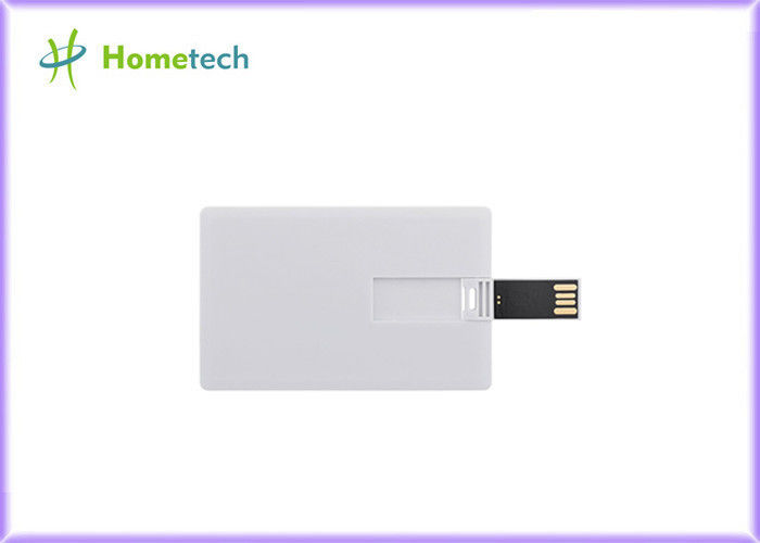 주문을 받아서 만들어지는 풀 컬러 인쇄 신용 카드 Usb 섬광 드라이브 8GB USB 2.0 플라스틱 펜