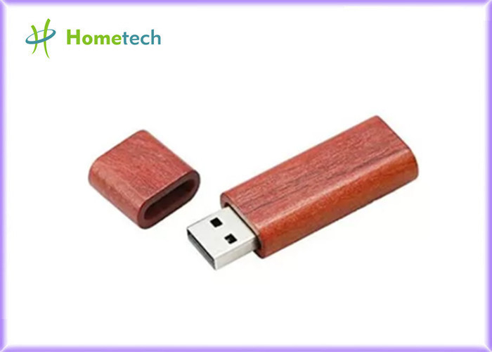 USB 2.0 장방형 256MB 512MB 나무로 되는 엄지 드라이브
