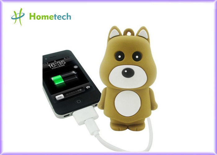 이동 전화를 위한 소형 귀여운 재충전용 Powerbank 유행 곰 모양