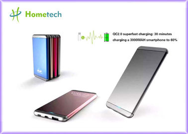 5000mAh는 위탁 립스틱 힘 은행, QC 2.0 Iphone7를 위한 여분 배터리 충전기 단식합니다