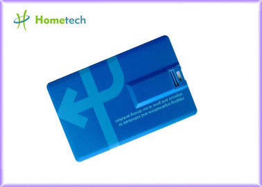 파란 은행 신용 카드 USB 2.0 기억 장치, 펜 드라이브 카드