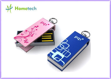 소형 분홍색 강선전도 USB 지팡이, 로고 레이저에 의하여 새겨지는 선물 USB 지팡이