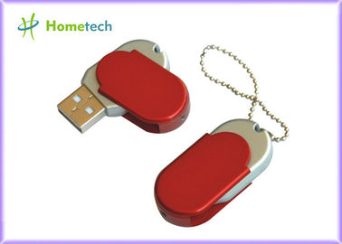 새겨진 고속으로 주문을 받아서 만들어진 소형 빨간 강선전도 USB 지팡이를 금속을 붙이십시오