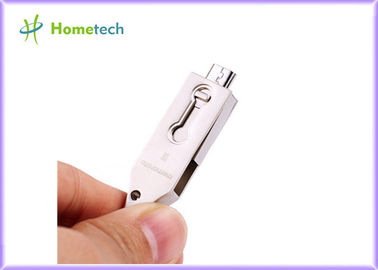 주문 Keychain를 가진 선전용 접촉 펜 Otg Thumbdrive 2GB 이동 전화 Usb 2.0 Pendrive 온라인 제조