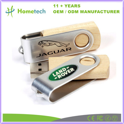 주문 윈도우/맥 OS/리눅스 호환성 256GB Wood Twist USB 플래시 드라이브 클래식 나무 디자인 온라인 제조