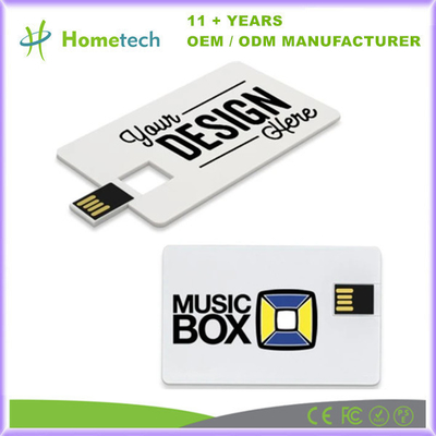 주문 사용자 지정 대용량 비지니스 카드 USB 플래시 드라이브 3.0 2.0 8GB 32GB 64GB 모든 색상 온라인 제조