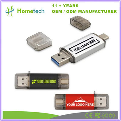 주문 방수 USB C 플래시 드라이브 금속 몸 데이터 전송 빠르게 온라인 제조