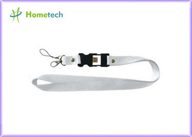 주문 백색은 방아끈 USB 섬광 드라이브 고용량 파일 전송을 주문을 받아서 만듭니다 온라인 제조