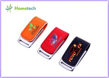 주문 고객 로고 가죽 USB 기억 지팡이 섬광 드라이브 Pendrive 16GB 32GB 64GB 온라인 제조