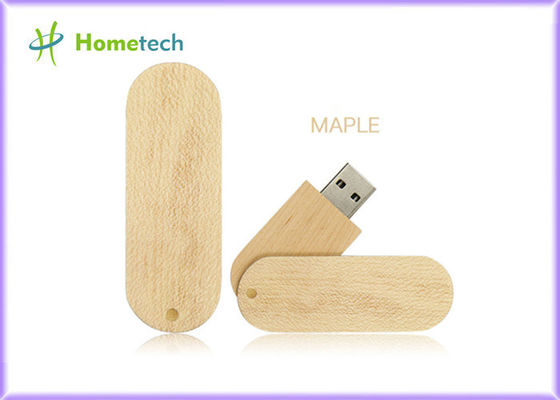 주문 OEM 로고 단풍나무 나무로 된 USB 플래시는 스마트 장치를 위한 4GB 8GB 16GB 능력을 운전합니다 온라인 제조