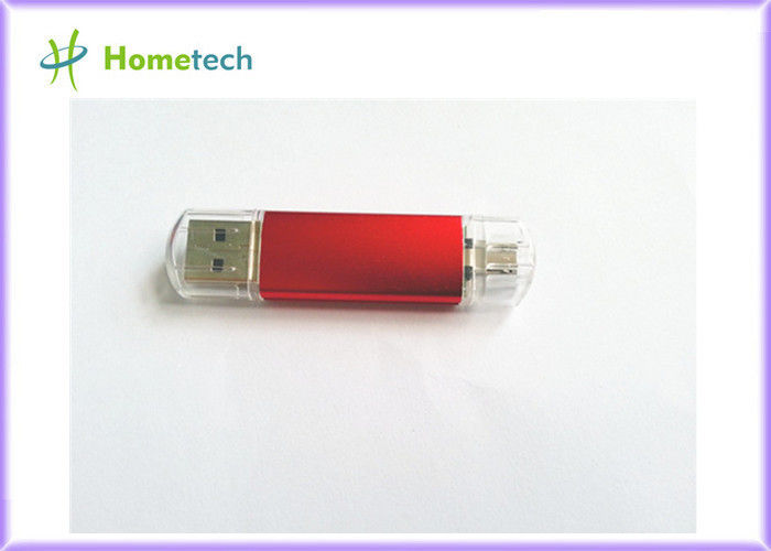 빨간 장방형 Smartphone USB 섬광 드라이브 OTG 4GB Usb 2.0 펜 드라이브