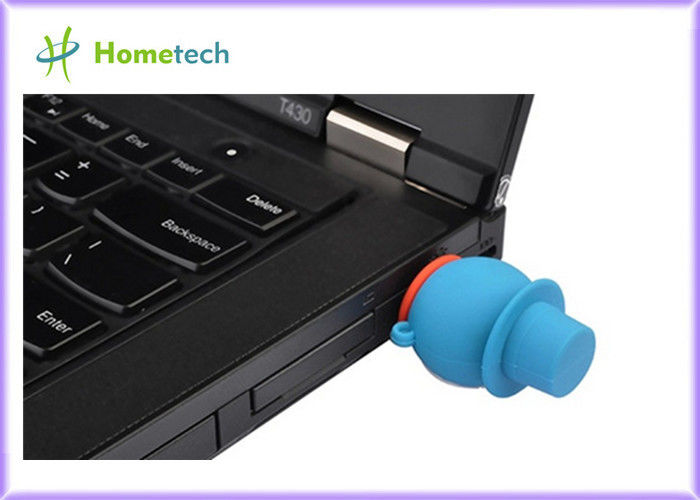 고무 PC/인조 인간 OS 셀룰라 전화 USB 섬광 드라이브, PVC OTG 엄지 드라이브 분홍색 녹색