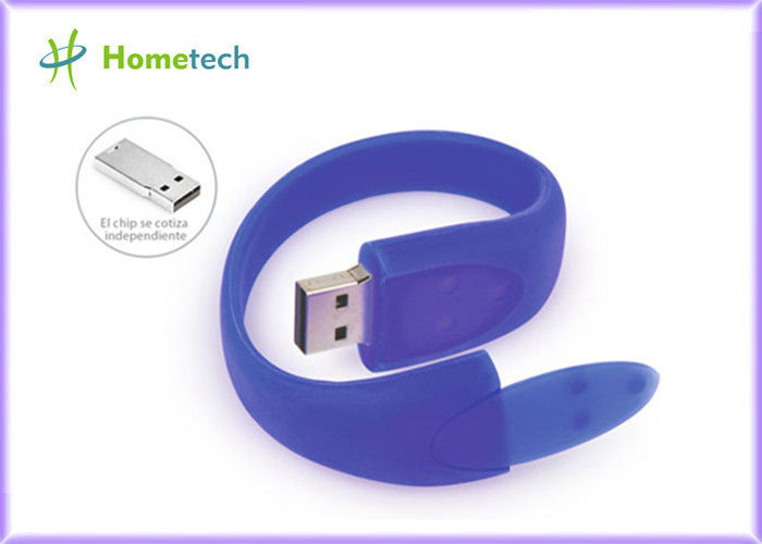 선전용 선물을 위한 대량 1gb 실리콘 소맷동 USB 섬광 드라이브 Wirstband USB 지팡이
