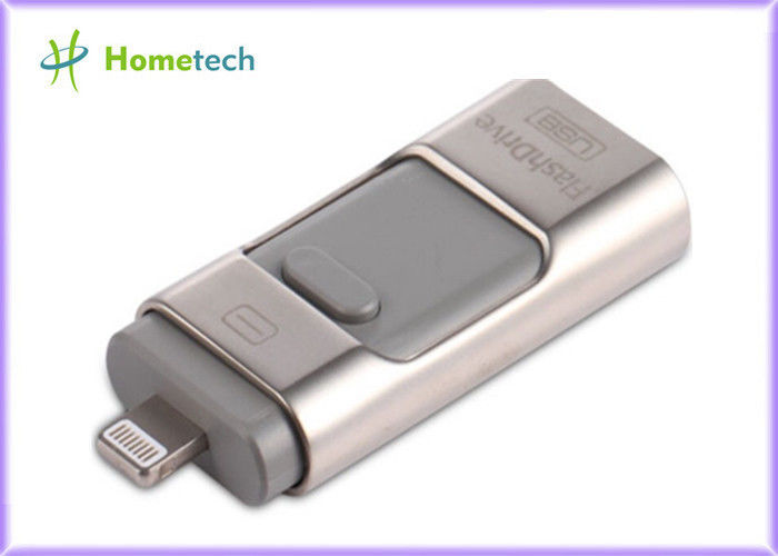 아이폰/PC의 1 년 보장을 위한 황금 OTG 전화 금속 32GB USB 기억 지팡이