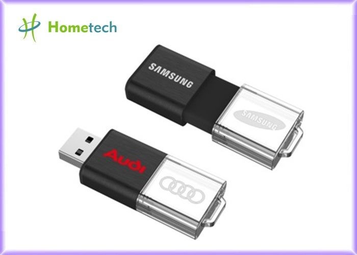 USB 가벼운 아크릴, 3D 로고 레이저 조각 로고를 빨리 쓰고/읽힌 속도 미끄러지십시오