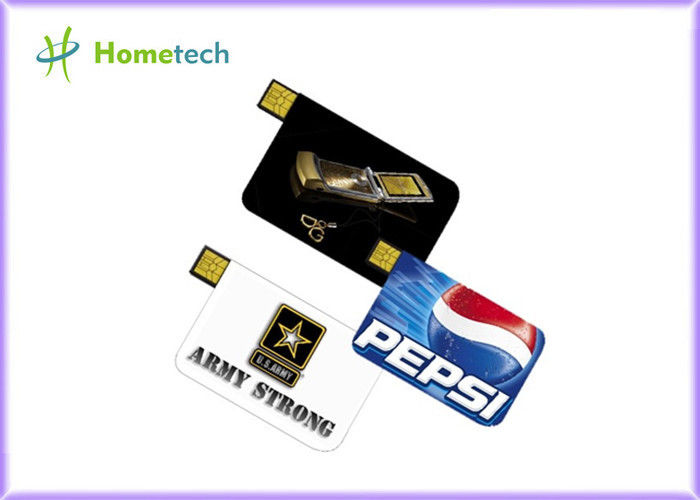 주문을 받아서 만들어진 로고 신용 카드 USB 기억 장치 고용량 64GB