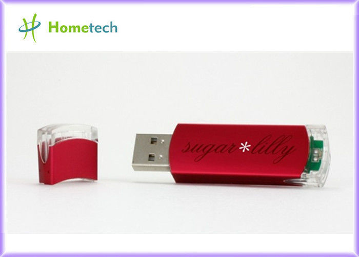 진짜 수용량 플라스틱 USB 섬광 드라이브, 부호 매김 파란 USB 섬광은 몹니다
