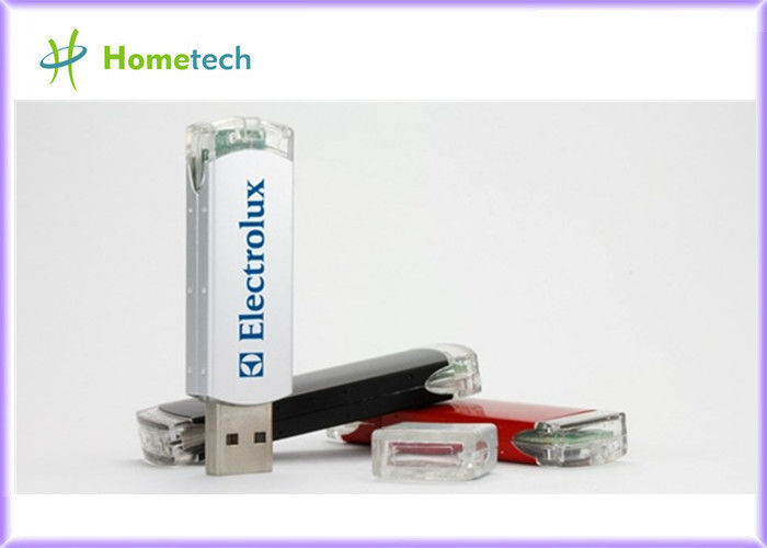 빨간 플라스틱 USB 섬광은 디스크, 1GB 2GB 4GB 8GB를 가진 2.0 USB 섬광 드라이브를 몹니다