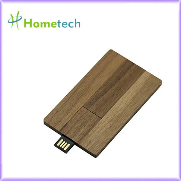 호두 나무로 되는 카드 USB 2.0 저속한 드라이브 기억 지팡이