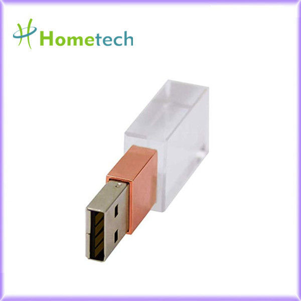 투명한 USB 2.0 32GB 수정같은 USB 섬광 드라이브