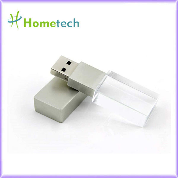 고속도 USB2.0/3.0 맞춘 모양 USB 플래시는 사업상 선물을 요구하는 승진 LED 크리스탈 USB 플래쉬 드라이브를 운전합니다