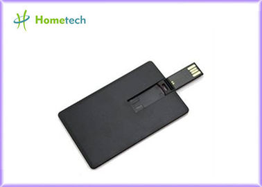 까만 신용 카드 USB는 선물 4GB 8GB 16GB USB 열쇠 관례 로고를 찌릅니다