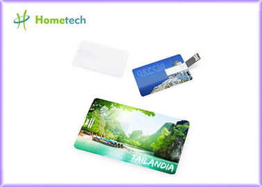 Usb 플라스틱 카드 4GB 8GB를 인쇄하는 유일한 풀 컬러 1 년 보장