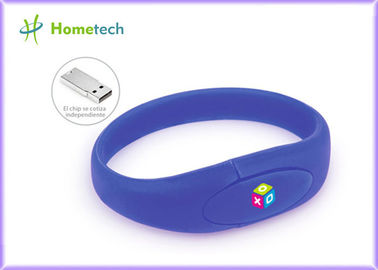 선전용 선물을 위한 대량 1gb 실리콘 소맷동 USB 섬광 드라이브 Wirstband USB 지팡이