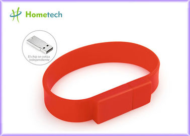 주문 실리콘 팔찌 Usb 섬광 드라이브 4GB L 220mm X W 18mm X D 8mm