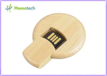 원형 진짜 수용량 나무로 되는 USB 섬광 드라이브, 마이크로 나무로 되는 엄지 드라이브