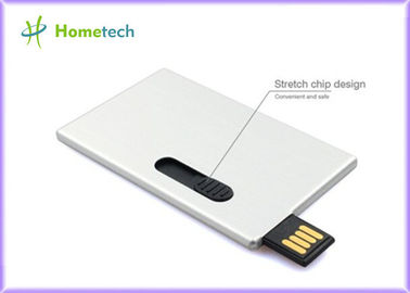 매우 얇은 알루미늄 합금 명함 usb 섬광 드라이브 선전용 선물